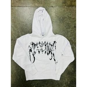 Juice Wrld Collage Hoodie White - Small